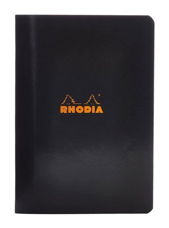 Rhodia A5 Kareli Siyah Not Defteri