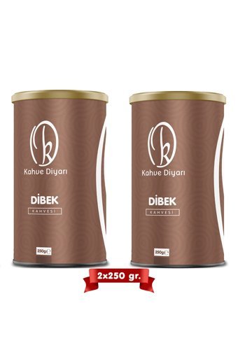 Kahve Diyarı Dibek Sade Orta Kavrulmuş Türk Kahvesi 2x250 gr