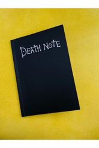 İcase Death Note A5 Çizgili Orta Boy Siyah Not Defteri