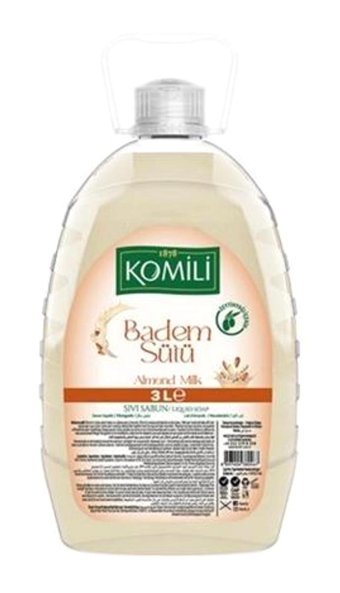 Komili Badem Sütlü Nemlendiricili Vegan 12'li 3 lt Sıvı Sabun