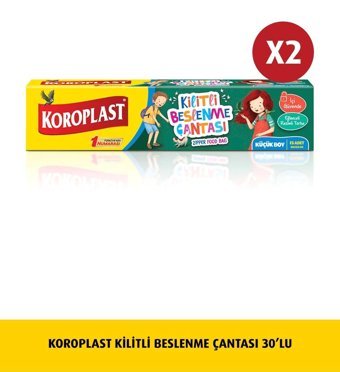 Koroplast Zipper Food Bag Küçük Buzdolabı Poşeti 2x15'li