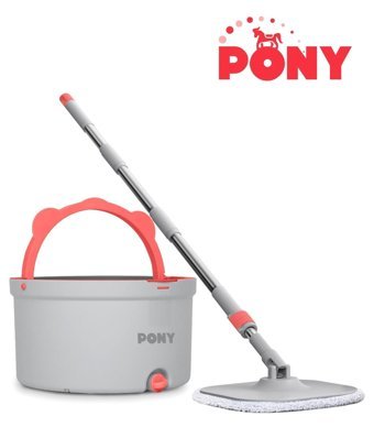 Pony Otomatik Mop Seti Gri