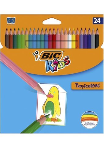 Bic Tropicolors 24'lü Kuru Boya Seti