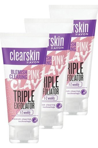 Avon Clearskin Leke Karşıtı 3'ü 1 Arada Killi Nemlendirici Krem Yüz Maskesi