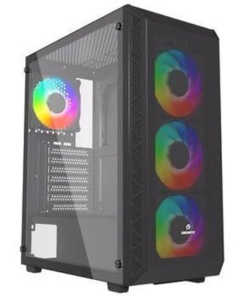 Gamebooster GB-G1956BB RGB Mesh 4 Fanlı Siyah Dikey E-ATX Standart Bilgisayar Kasası