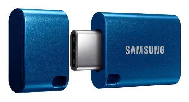 Samsung MUF-256DA USB 3.0 Type C 256 GB Flash Bellek Mavi