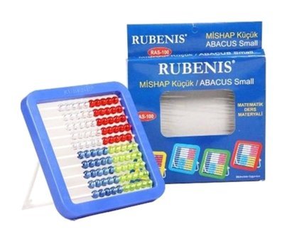 Rubenis Ras 100 Ayaklı Raylı Plastik Abaküs