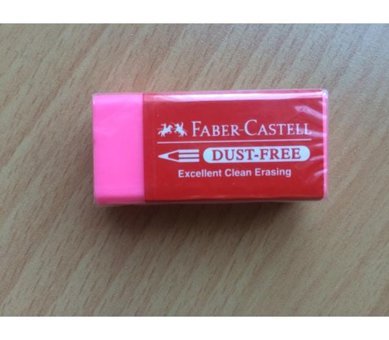 Faber Castell 187125 Küçük Boy Pembe Silgi