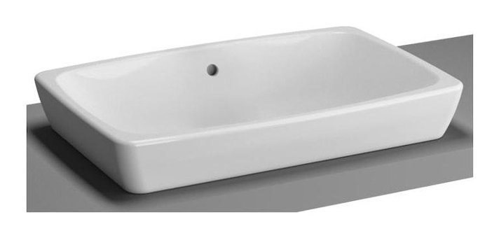 Vitra Metropole 5668B003-0012 Klasik Tekli 60 cm Seramik Tezgah Üstü Çanak Lavabo Beyaz