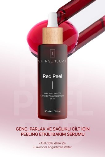 Skin Sensual Red Peel Canlandırıcı Ampul Yüz Serumu 30 ml