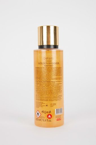 Defacto Golden Shimmer Turunçgil Simli Kadın Vücut Spreyi 250 ml