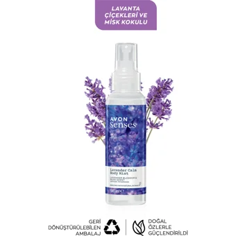 Avon Lavender Calm Lavanta-Misk Kadın Vücut Spreyi 3x100 ml