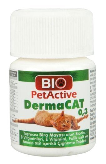 Bio Pet Active B Vitamini E Vitamini Bağışıklık Güçlendirici Tüm Yaşlar Kedi Vitamini Tablet 75 Adet