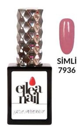 Ellea Nail 7936 Pembe Parlak Kalıcı Oje