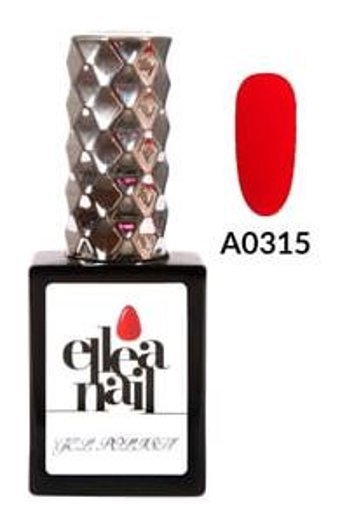 Ellea Nail A0315 Kırmızı Parlak Kalıcı Oje