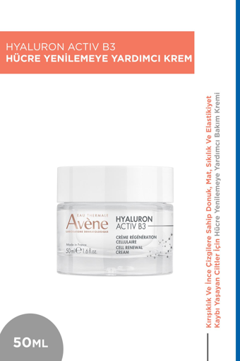 Avene Hyaluron Activ B3 Nemlendirici Hassas-Tüm Ciltler Anti-Aging Kırışıklık Giderici Boyun-Yüz Krem 50 ml