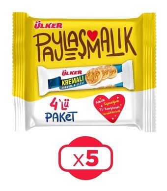 Ülker Kremalı Bisküvi 5x244 gr