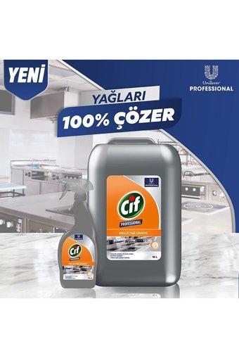 Cif Professional Sprey Mutfak ve Banyo Temizleyici 3x750 ml