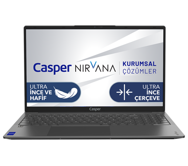 Casper Nirvana X700.5700-BV00A-G-F Dahili AMD Radeon RX Vega 8 AMD Ryzen 7 5700U 16 GB Ram 500 GB SSD 16 inç Full HD Windows 11 Laptop