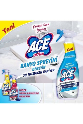 Ace Ultra Sprey Banyo Temizleyici 10x700 ml
