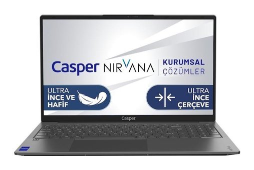 Casper Nirvana X700.5500-EX00X-G-F Dahili AMD Radeon RX Vega 7 AMD Ryzen 5 5500U 64 GB Ram 2 TB SSD 15.6 inç Full HD FreeDos Laptop