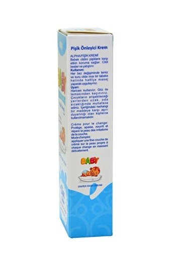 Alpha Baby Parfümsüz Parabensiz Pişik Kremi 50 ml