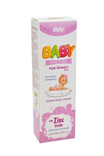 Alpha Baby Parfümsüz Parabensiz Pişik Kremi 50 ml