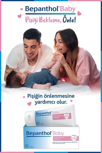 Bepanthol Baby Parfümsüz Parabensiz Pişik Kremi 2x50 gr