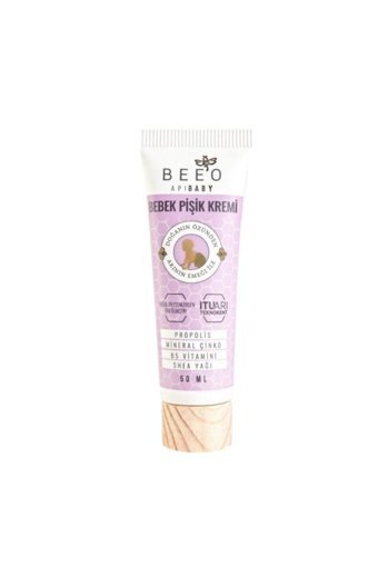 Bee'O Up Parfümsüz Parabensiz Pişik Kremi 50 ml