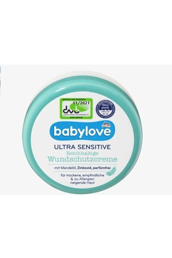 Babylove Ultra Sensitive Parfümsüz Parabensiz Pişik Kremi 150 ml