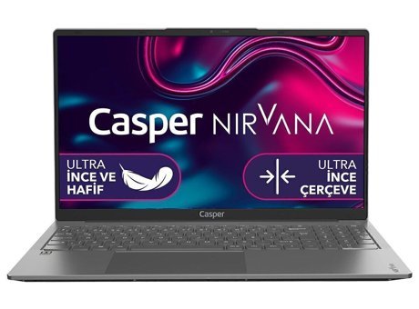 Casper Nirvana X600.1215-8V00T-G-F Dahili Intel UHD Graphics Intel Core i3 1215U 8 GB Ram 500 GB SSD 15.6 inç Full HD Windows 11 Laptop