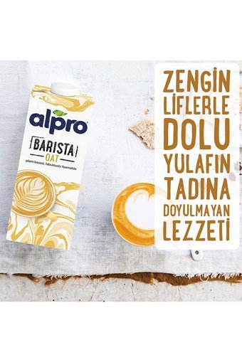 Alpro Barista Yulaf Sütü Laktozsuz 1 lt