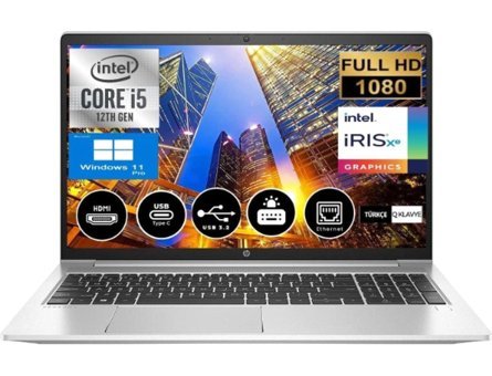 HP Probook 450 G9 6A178EA Dahili Intel Iris Xe Graphics Eligible Intel Core i5 1235U 64 GB Ram 256 GB SSD 15.6 inç Full HD FreeDos Laptop