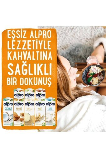 Alpro Vanilyalı Badem Sütü Laktozsuz 1 lt