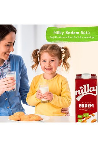 Nilky Vegan Badem Sütü Laktozsuz 8'li 1 lt