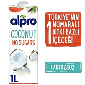 Alpro Şekersiz Hindistan Cevizi Sütü Laktozsuz 1 lt