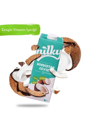 Nilky Vegan Hindistan Cevizi Sütü Laktozsuz 2'li 1 lt