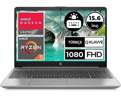 HP 255 G9 6Q8N2ES BT19 Dahili AMD Radeon RX Vega 7 AMD Ryzen 5 5625U 16 GB Ram 1 TB SSD 15.6 inç Full HD Windows 11 Pro Laptop