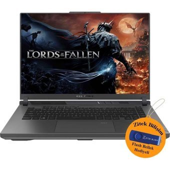 Asus ROG Strix G16 G614JV-N3157 ZI741 Harici GeForce RTX 4060 Intel Core i7 13650HX 32 GB Ram 2 TB SSD 16 inç Full HD Windows 11 Home Oyuncu Laptop + Zitek 16 GB Flash Bellek