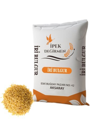 İpek Değirmen Doğal Köy İri Boy Kepeksiz Pilavlık Bulgur 3 kg