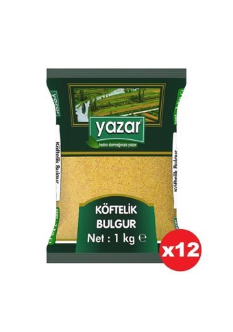 Yazar Köftelik Bulgur 12X1 kg