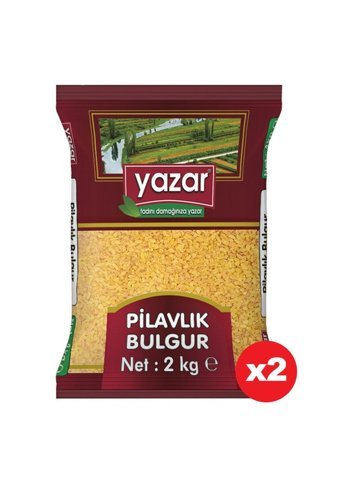 Yazar Pilavlık Bulgur 2X2 kg