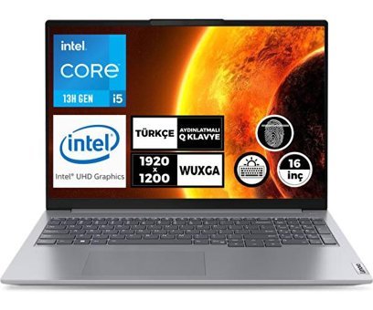 Lenovo Thinkbook 15 Gen 4 TB21DJ00GATX06 Dahili Intel Iris Xe Graphics Eligible Intel Core i5 1335U 32 GB Ram 512 GB1 TB SSD 16 inç Full HD Windows 11 Pro Laptop