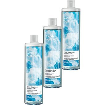 Avon Senses Bambu Yaprağı Misk Aromalı Duş Jeli 3x500 ml