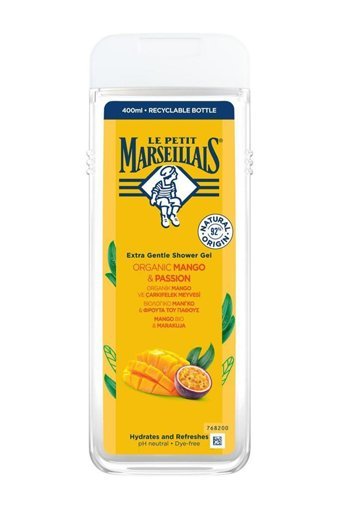 Le Petit Marseillais Mango Çarkıfelek Aromalı Nemlendirici Duş Jeli 400 ml