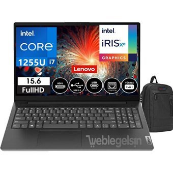 Lenovo V15 Gen 3 IAP 882TT00C6TX19 Dahili Intel Iris Xe Graphics Eligible Intel Core i7 1255U 8 GB Ram 1 TB SSD 15.6 inç Full HD Windows 11 Home Laptop + WeblegelsinÇanta