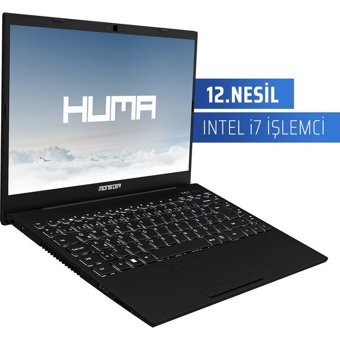 Monster HUMA H4 V5.2.14 Dahili Intel Iris Xe Graphics Eligible Intel Core i7 1255U 32 GB Ram 1 TB SSD 14.1 inç Full HD Windows 11 Pro Laptop