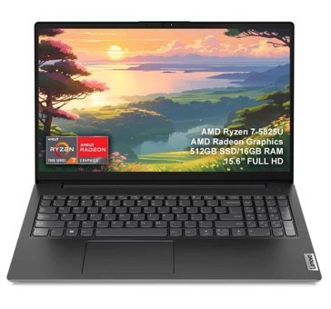 Lenovo V15 ABA 82TV004LTXV1 Dahili AMD Radeon RX Vega 8 AMD Ryzen 7 5825U 16 GB Ram 512 GB SSD 15.6 inç Full HD FreeDos Laptop