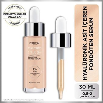 L'Oréal Paris True Match Nude Serum Fondöten Çok Açık Ten Kutulu Makyaj Seti