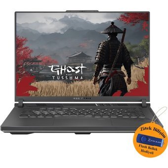 Asus ROG Strix G16 G614JV-N3159 ZI712 Harici GeForce RTX 4060 Intel Core i7 13650HX 16 GB Ram 1 TB SSD 16 inç Full HD Windows 11 Pro Oyuncu Laptop + Zitek 16 GB Flash Bellek